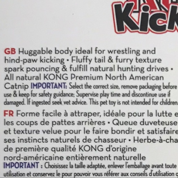 NWT KONG Holiday Kickeroo Reindeer Cat Toy - Picture 6 of 9